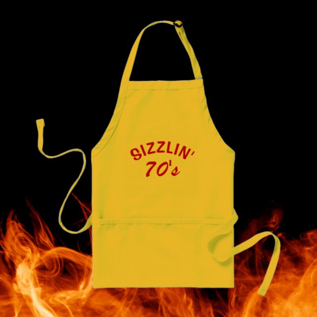 Tablier Sizzlin' Seventies Anniversaire (In Situ Fire)