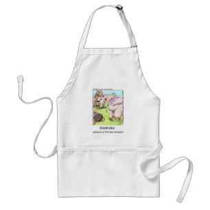 Tablier SkinHides Cow Outcasts Drôle Tee - shirt Mugs Etc