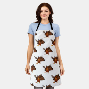 Tablier SlipperyJoe's Thanksgiving gobble de manière respo
