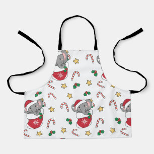 Tablier Sloth Noël Neige hiver Animaux Paresseux Classique