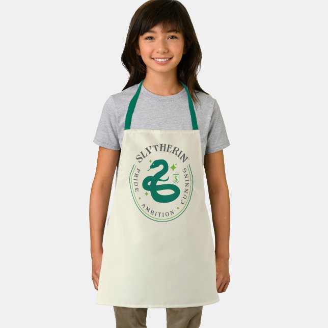 Tablier SLYTHERIN™ Insigne de fierté de la Maison du serpe (Insitu)
