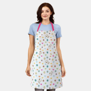 Tablier Snoopy Colorful Hearts Motif