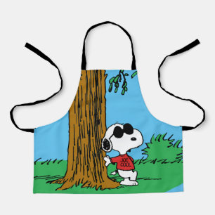 Tablier Snoopy "Joe Cool" debout
