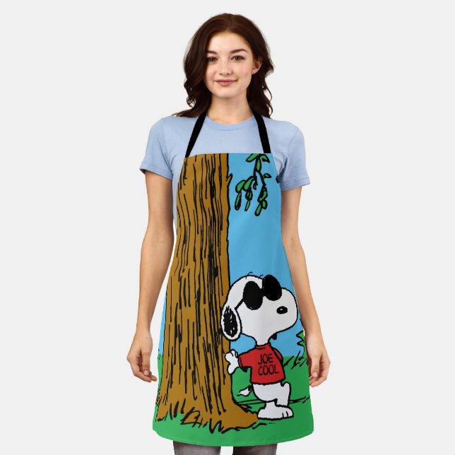Tablier Snoopy "Joe Cool" debout (Porté)