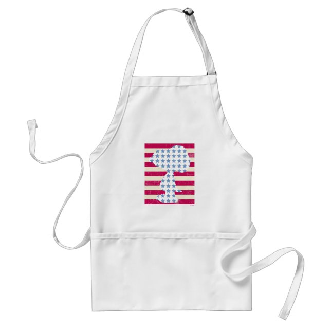 Tablier Snoopy Vintage Stars & Stripes (Devant)