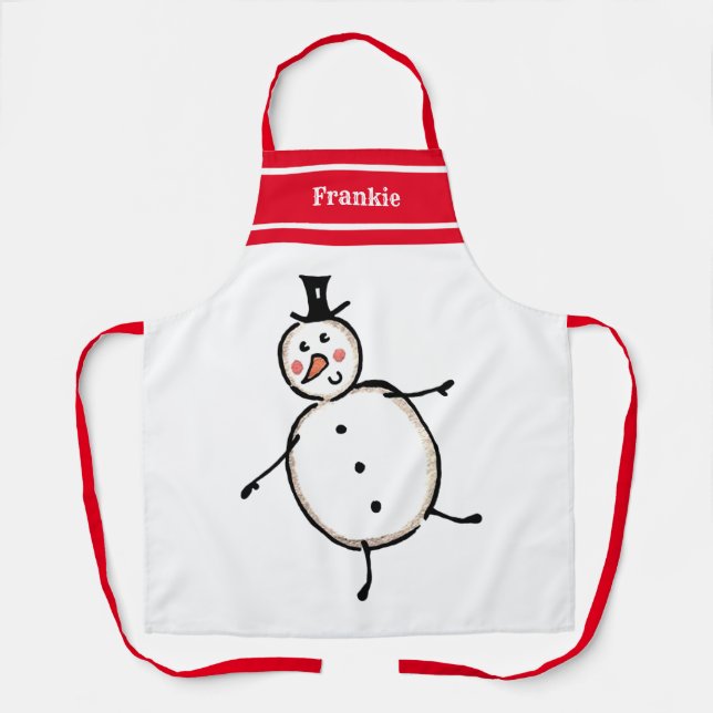 Tablier Snowman (Recto)