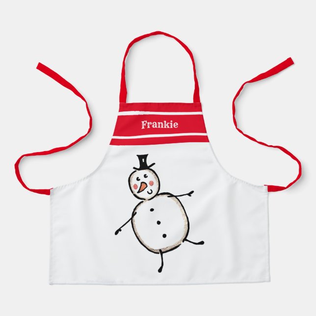 Tablier Snowman (Recto)