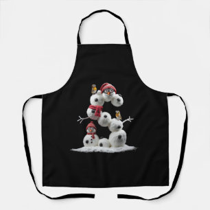 Tablier Snowman-minion en forme de S