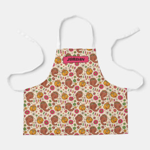 Tablier Snuffleupagus et Big Bird Super Flower Motif