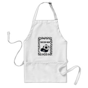 Tablier Soccer Balls Maman Cuisine Apron
