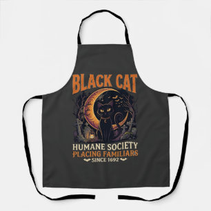 Tablier Société humanitaire du chat noir Halloween Croissa