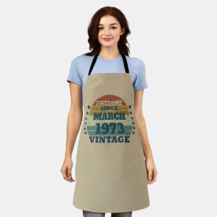 Tablier Soirée de 50 ans vintage personnalisée
