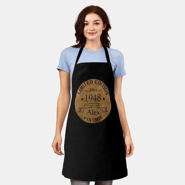 Tablier Soixante-quinze vintage 75e anniversaire (Porté)