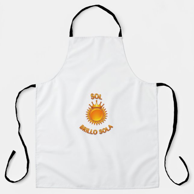 Tablier Sol Brillo Sola Logo Apron – Stylish Kitchen & Coo (Recto)