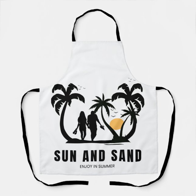Tablier Soleil et sable en Bliss d'été (Recto)
