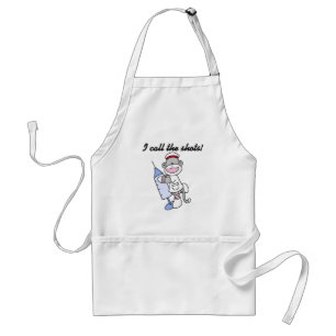 Tablier Soq Singe Infirmière J'appelle les coups cadeaux