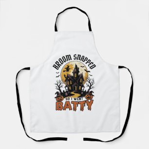 Tablier Sorcière drôle Halloween Maison hantée Graphique C