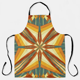 Tablier Southwestern Golden Sun Rays Design indien