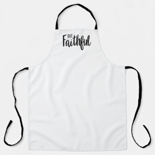 Tablier Soyez fidèle Evangile Graphique Foi Art Christian 