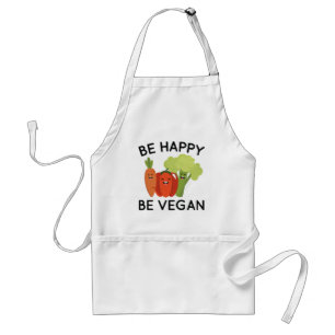 Tablier Soyez Heureux d'être Vegan