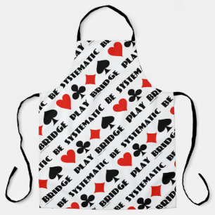 Tablier Soyez Systématique Play Bridge Quatre Cartes Conse