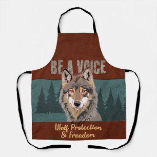 Tablier Soyez une voix - Protection et liberté du loup