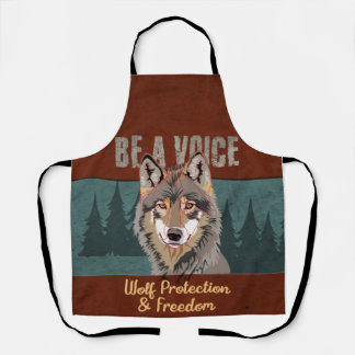 Tablier Soyez une voix - Protection et liberté du loup