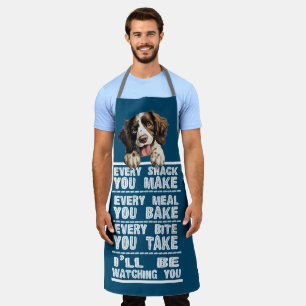 Tablier Springer anglais Spaniel Dog Chaque Snack Que Vous