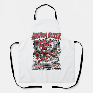 Tablier Squelette de football d'Autriche Affiche des natio