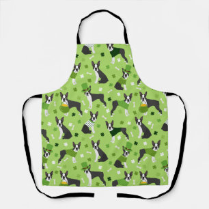 Tablier St. Patrick's Day Boston Terrier