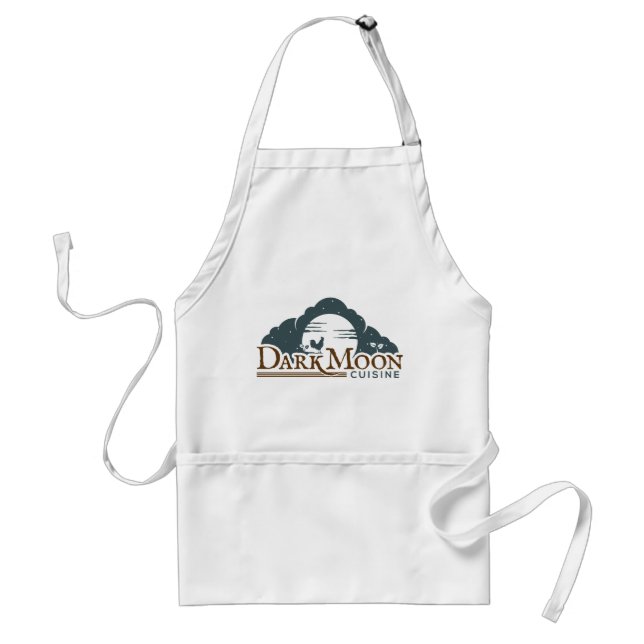 Tablier Standard Apron - Cuisine Lune foncée Marquée (Devant)