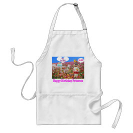 tablier standard. Bonne princesse d'anniversaire.