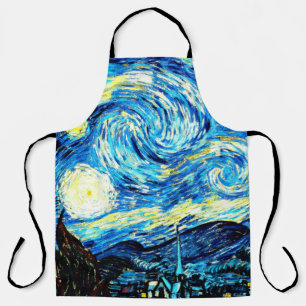 Tablier Starry Night, célèbre oeuvre de Van Gogh