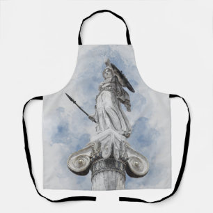 Tablier Statue grecque classique Athena Apron - Mythologiq