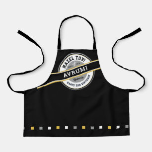 Tablier Stickers personnalisés Upsherin avec nom