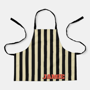 Tablier Stripes enfants rayés cuisine artisanat personnali