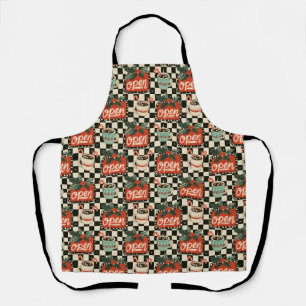 Tablier Style de cuisson de Noël au Retro Diner