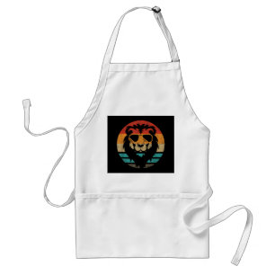 Tablier Style Lion Retro Vintage