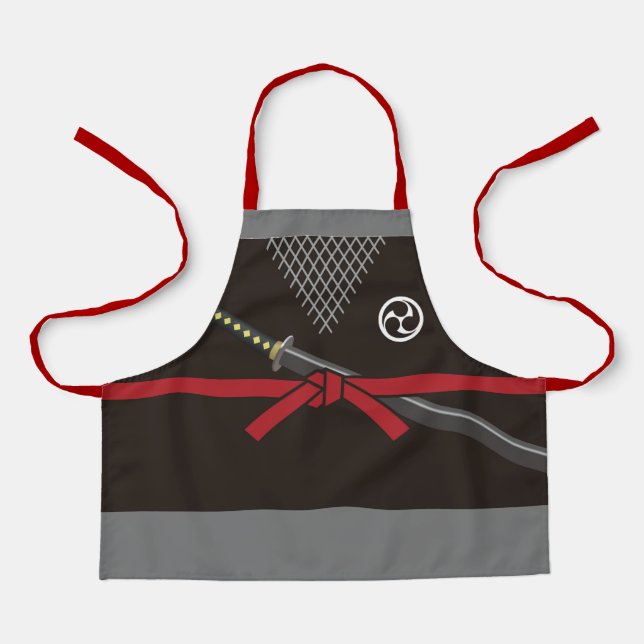 Tablier Style Ninja japonais (Recto)