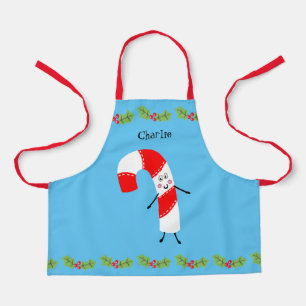 Tablier Sucre de canne de Noël personnalisé