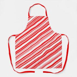Tablier Sucre de canne Noël Rouge Noël Tout-En-Plan