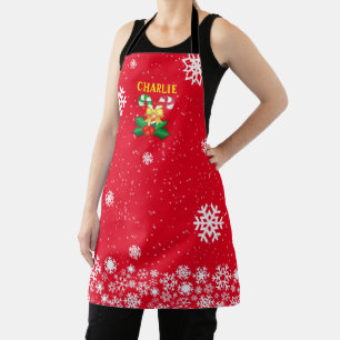 Tablier Sucres de canne FESTIVAUX Holly avec des flocons d