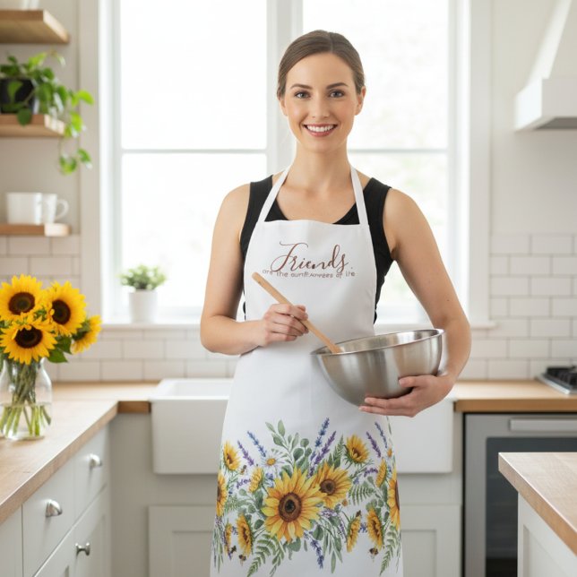 Tablier Sunflower Friendship (Sunflower friendship apron)