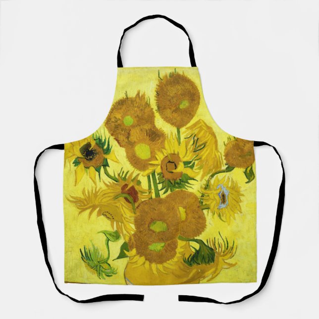 Tablier Sunflowers Vincent van Gogh (Recto)