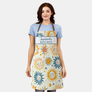 Tablier Sunshine Sun Motif Happy