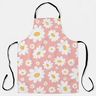 Tablier Super Blush Boho Daisy Floral Garden Motif