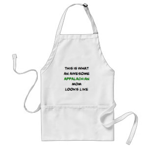 Tablier super maman appalachienne tasse de café