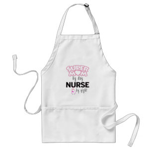 Tablier Super maman by day nurse by night