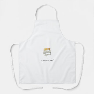 Tablier Super Papa la Légende – Cadeau BBQ