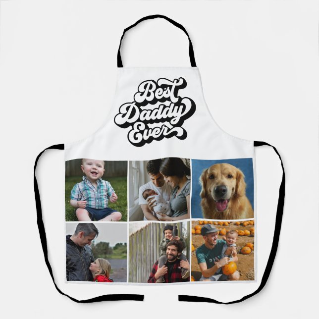 Tablier Super Retro Meilleur Papa Jamais Neuf Photo (Recto)